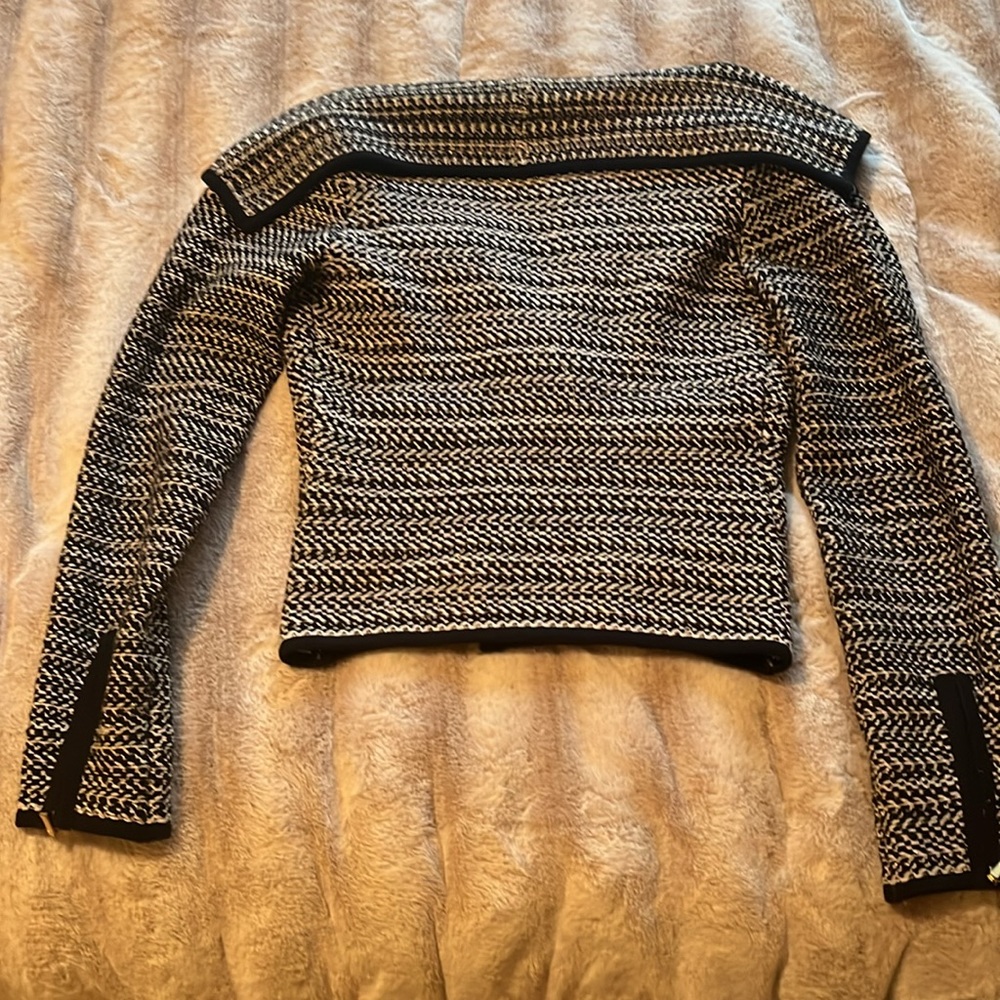 Gorgeous Classy Soft B&W Cache Jacket!!! Sz S! - image 7